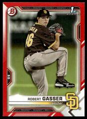 Robert Gasser [Red] #BD-135 Baseball Cards 2021 Bowman Draft Prices