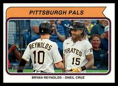 Pittsburgh Pals [Bryan Reynolds, Oneil Cruz] #CC-6 Baseball Cards 2023 Topps Heritage Combo Prices