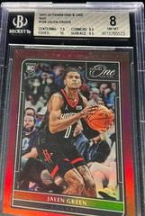 Jalen Green [Red] Basketball Cards 2021 Panini One and One Prices