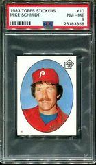 Mike Schmidt Baseball Cards 1983 Topps Stickers Prices