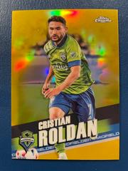 Cristian Roldan [Gold] Soccer Cards 2022 Topps Chrome MLS Prices