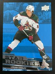Logan Cooley [Blue] #3 Hockey Cards 2023 Upper Deck Star Rookies Prices