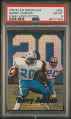 Barry Sanders #85L Football Cards 1999 Flair Showcase Legacy Collection Prices