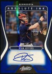 Ryan Jeffers [Spectrum Blue] Baseball Cards 2022 Panini Absolute Ink Autographs Prices