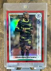 Issahaku Fatawu [Red] #128 Soccer Cards 2022 Topps Merlin Chrome UEFA Club Competitions Prices