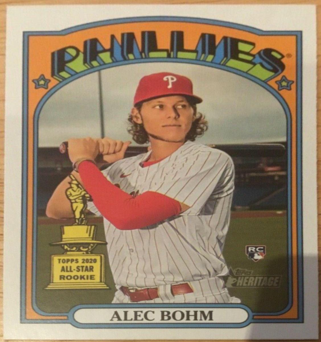Alec Bohm [Action] #11 Prices | 2021 Topps Heritage | Baseball Cards