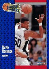 David Robinson [Promotional Sample-Hand Cut] Basketball Cards 1991 Fleer Prices