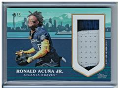 Ronald Acuna Jr. #ASJP-RAJ Baseball Cards 2023 Topps Update All Star Jumbo Patch Prices