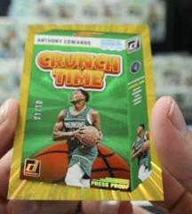 Anthony Edwards [Gold] #4 Basketball Cards 2023 Panini Donruss Crunch Time Prices