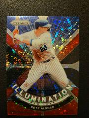 Pete Alonso [Red Donut Circles Prizm] #IL-10 Baseball Cards 2021 Panini Prizm Illumination Prices