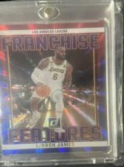 LeBron James [Red Blue] #23 Basketball Cards 2023 Panini Donruss Franchise Features Prices