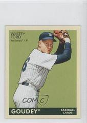 Whitey Ford [Mini Blue Back] Baseball Cards 2009 Upper Deck Goudey Prices