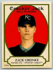 Zack Greinke [Mini Grey] #13 Baseball Cards 2005 Topps Cracker Jack Prices