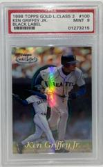 Ken Griffey Jr. [Class 2 Black Label] Baseball Cards 1999 Topps Gold Label Prices