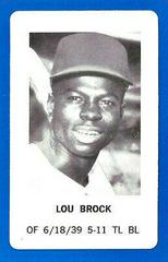 Lou Brock Baseball Cards 1970 Milton Bradley Prices