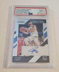 Stephen Curry #SS-SCY Basketball Cards 2018 Panini Prizm Sensational Signatures Prices
