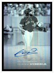 Vladimir Guerrero Jr. [Autograph] #48A Baseball Cards 2022 Topps Black and White Prices