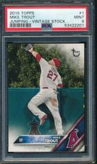 Mike Trout [Jumping Vintage Stock] #1 Baseball Cards 2016 Topps Prices