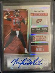 Mike White [Bowl Autograph] #280 Football Cards 2018 Panini Contenders Draft Picks Prices