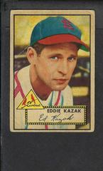Eddie Kazak [Gray Back] Baseball Cards 1952 Topps Prices