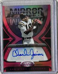 Charlie Joiner [Pink] #MS-CJO Football Cards 2021 Panini Certified Mirror Signatures Prices