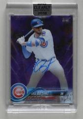 Kris Bryant [Autograph Purple] #KB Baseball Cards 2018 Topps Clearly Authentic Prices