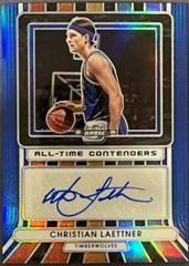 Christian Laettner [Blue] #27 Basketball Cards 2022 Panini Contenders Optic All-Time Autograph Prices