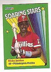 Ricky Jordan Baseball Cards 1990 Fleer Soaring Stars Prices