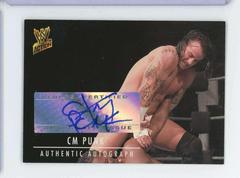 CM Punk Wrestling Cards 2007 Topps Action WWE Autographs Prices