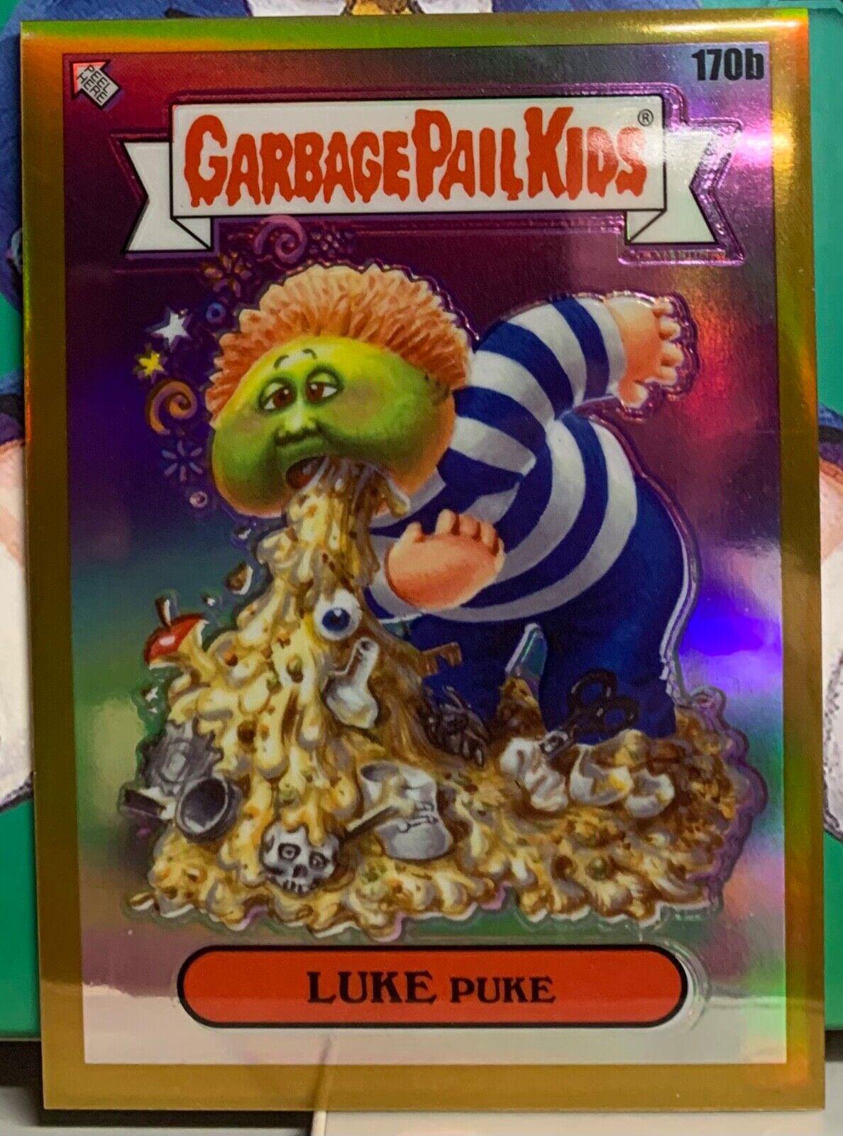 LUKE Puke [Gold Refractor] #170b 2022 Garbage Pail Kids Chrome