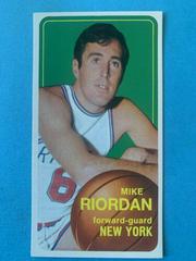 Mike Riordan Basketball Cards 1970 Topps Prices
