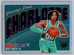 Nick Smith Jr. [Holo] #7 Basketball Cards 2023 Panini Hoops Rookie Greetings Prices