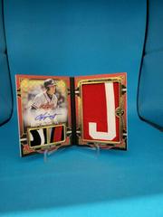 Chipper Jones #LARCB-CJ Baseball Cards 2022 Topps Triple Threads Letter Plus Autograph Relic Prices