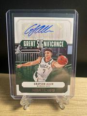 Grayson Allen #GS-GRA Basketball Cards 2022 Panini Hoops Great SIGnificance Autographs Prices
