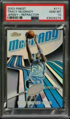 Tracy McGrady Jersey Refractor Basketball Cards 2003 Finest Prices