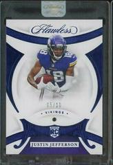 Justin Jefferson #110 Football Cards 2020 Panini Flawless Prices
