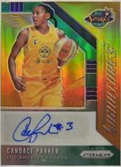 Candace Parker [Prizm Green] #SG-CPK Basketball Cards 2020 Panini Prizm WNBA Signatures Prices