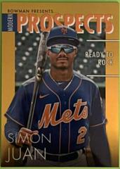 Simon Juan [Gold] #MP-13 Baseball Cards 2023 Bowman Modern Prospects Prices