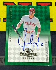 Juan Gonzalez Baseball Cards 1998 Donruss Signature Millennium Marks Prices