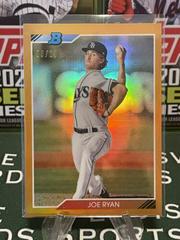 Joe Ryan [Orange Refractor] #RYN Baseball Cards 2020 Bowman Heritage Chrome Prospects Prices