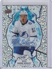 Alex Barre Boulet [White Snowflake Autograph] #103 Hockey Cards 2021 Upper Deck Ice Prices