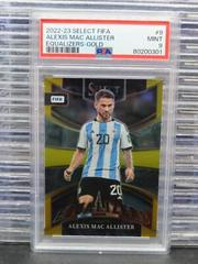 Alexis Mac Allister [Gold] #9 Soccer Cards 2022 Panini Select FIFA Equalizers Prices