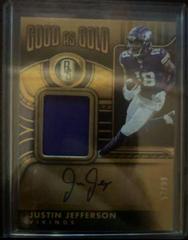 Justin Jefferson Football Cards 2022 Panini Gold Standard Good as Autographs Prices