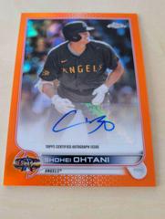 Shohei Ohtani [Orange] Baseball Cards 2022 Topps Chrome Update All Star Game Autographs Prices