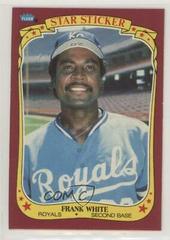 Frank White Baseball Cards 1986 Fleer Star Stickers Prices