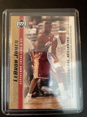 LeBron James [Gold] #9 Basketball Cards 2003 Upper Deck Phenomenal Beginning Prices