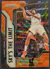 DeAndre Jordan [Orange Wave Prizm] #10 Basketball Cards 2016 Panini Prizm Sky's the Limit Prices