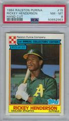 Rickey Henderson Baseball Cards 1984 Ralston Purina Prices