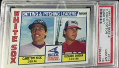 Carlton Fisk, Richard Dotson Baseball Cards 1984 Topps Nestle Prices