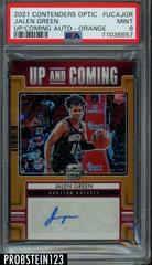 Jalen Green [Autograph Orange] #110 Basketball Cards 2021 Panini Contenders Optic Prices